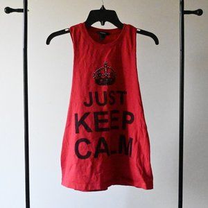 Muscle Tee // Size Small / Forever21 / Red